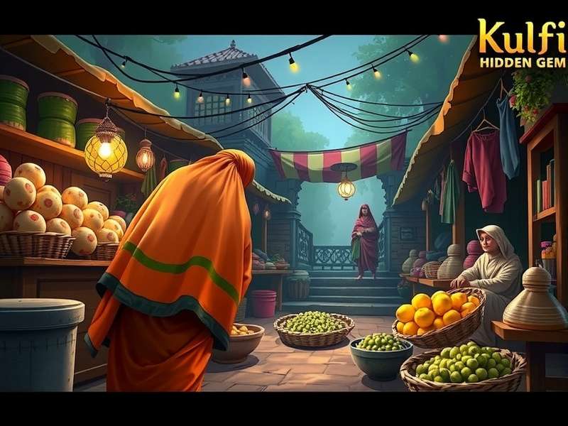 Indian Market Scene from Kulfi Hidden Gem